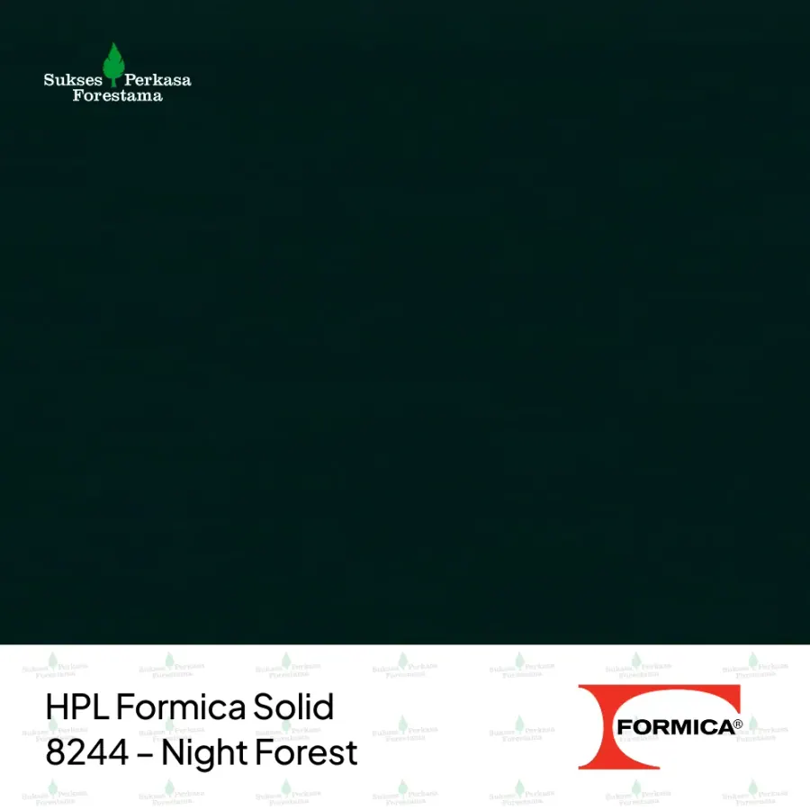 HPL Formica Solid 8244 – Night Forest