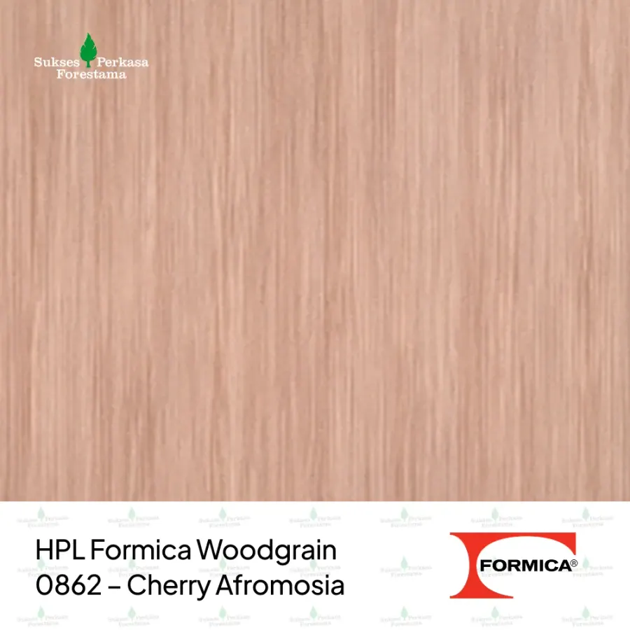 HPL Formica Woodgrain 0862 – Cherry Afromosia