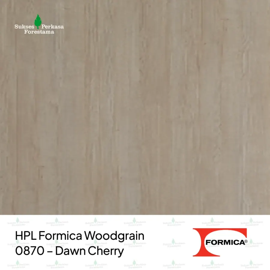 HPL Formica Woodgrain 0870 – Dawn Cherry