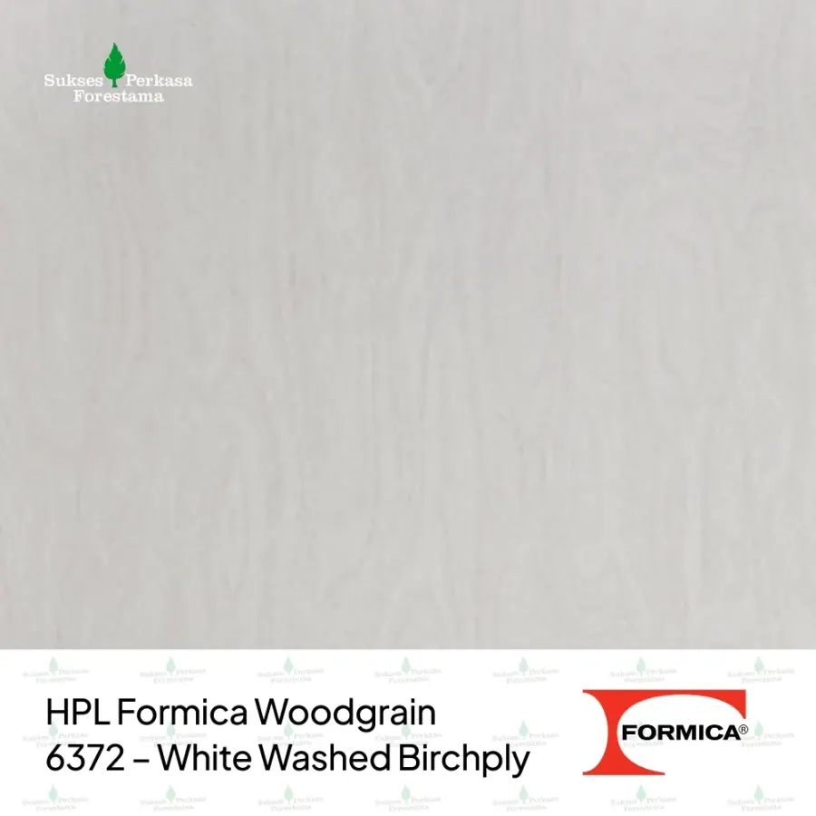 HPL Formica Woodgrain 6372 – White Washed Birchply