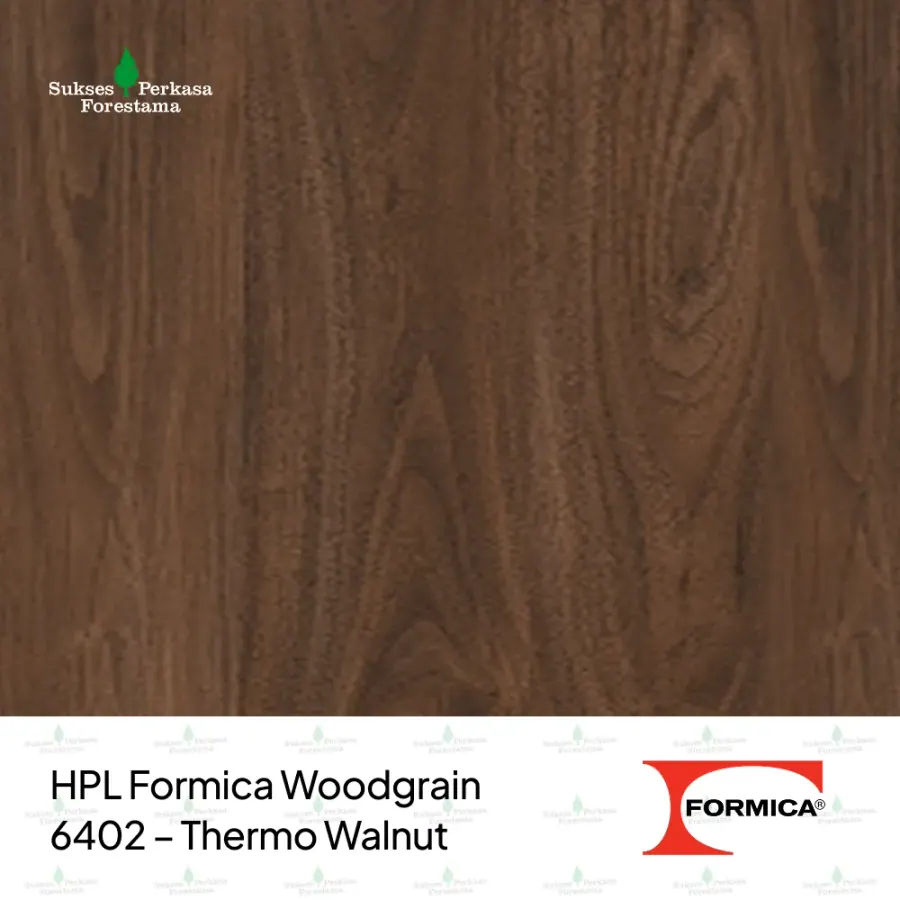 HPL Formica Woodgrain 6402 – Thermo Walnut
