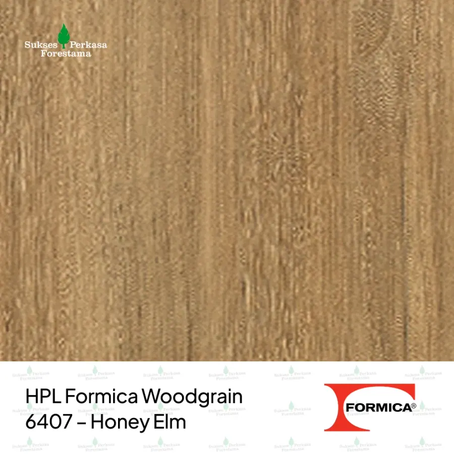HPL Formica Woodgrain 6407 – Honey Elm