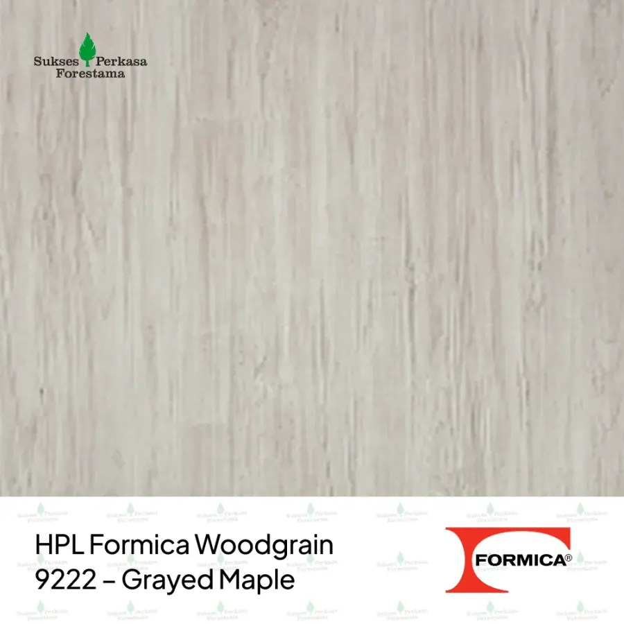 HPL Formica Woodgrain 9222 – Grayed Maple