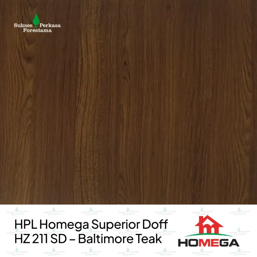 HPL Homega Superior Doff HZ 211 SD – Baltimore Teak
