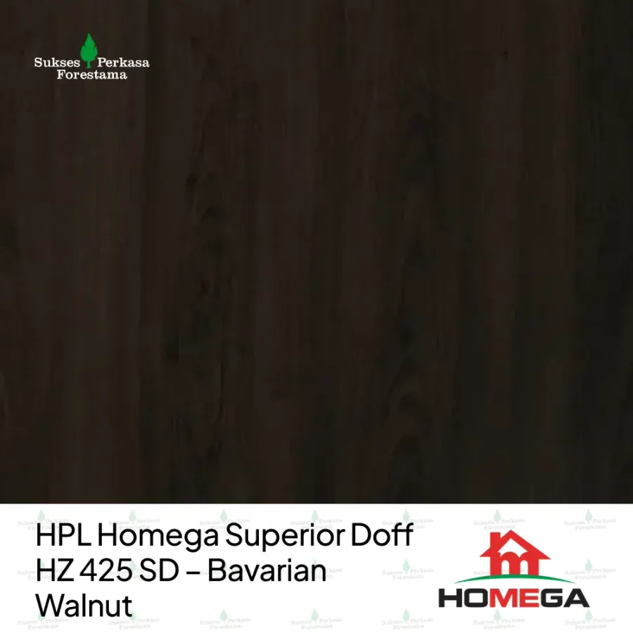 HPL Homega Superior Doff HZ 425 SD – Bavarian Walnut