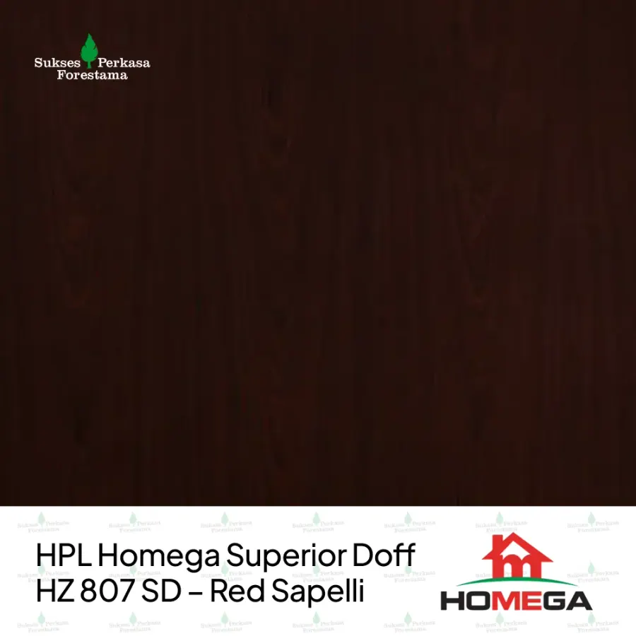 HPL Homega Superior Doff HZ 807 SD – Red Sapelli