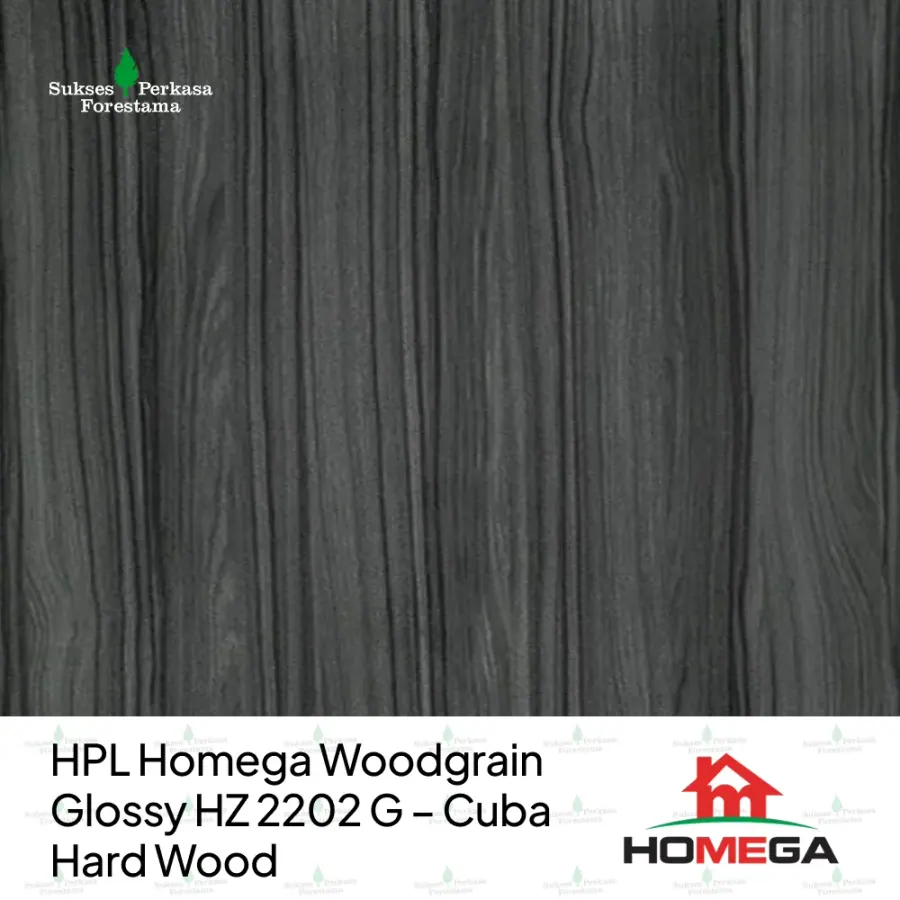HPL Homega Woodgrain Glossy HZ 2202 G – Cuba Hard Wood