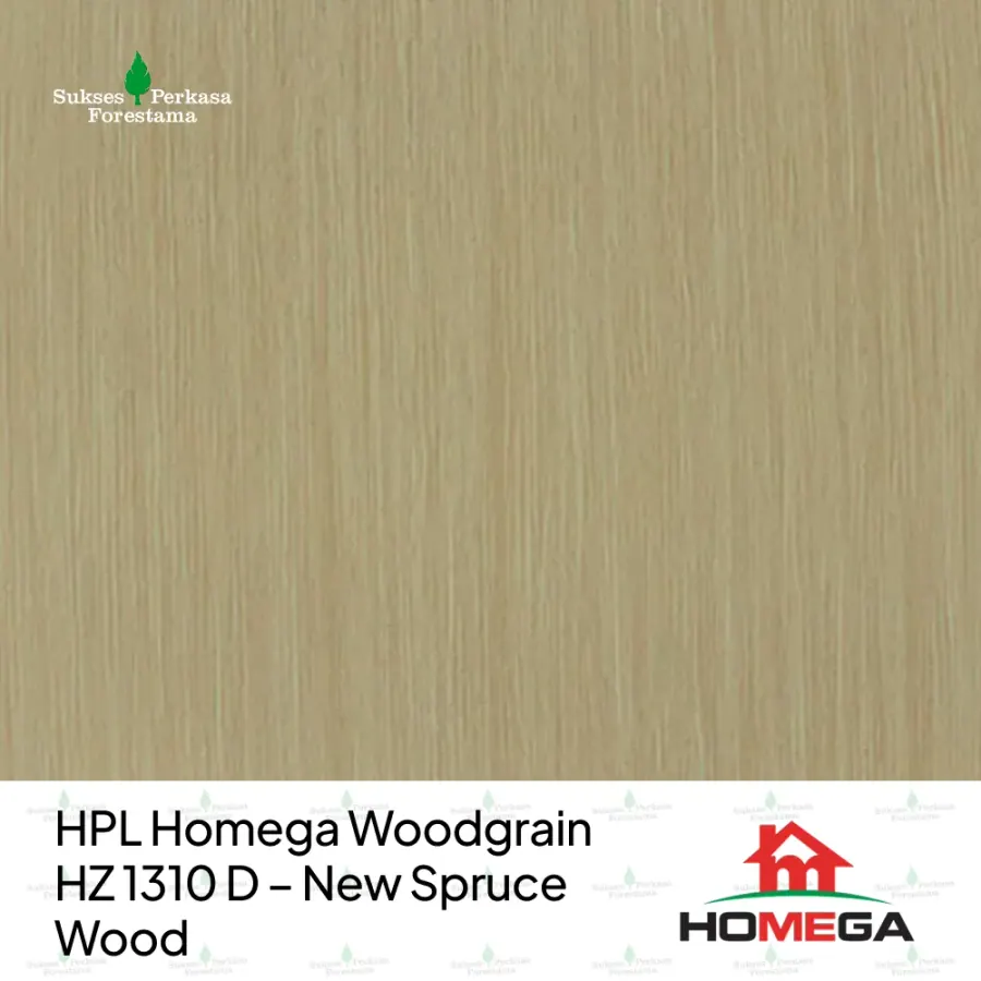 HPL Homega Woodgrain HZ 1310 D – New Spruce Wood