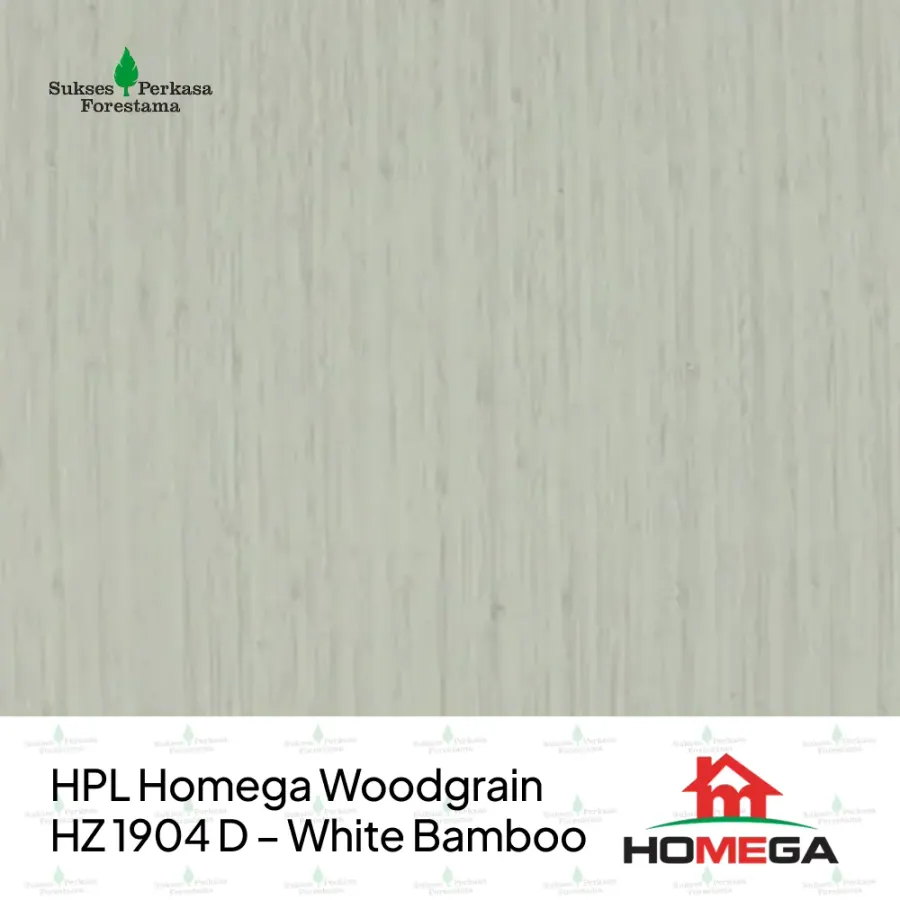 HPL Homega Woodgrain HZ 1904 D – White Bamboo
