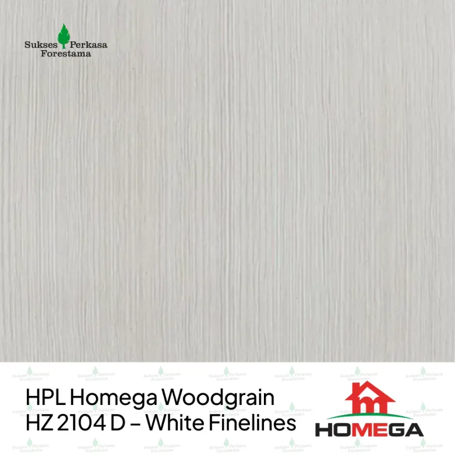HPL Homega Woodgrain HZ 2104 D – White Finelines