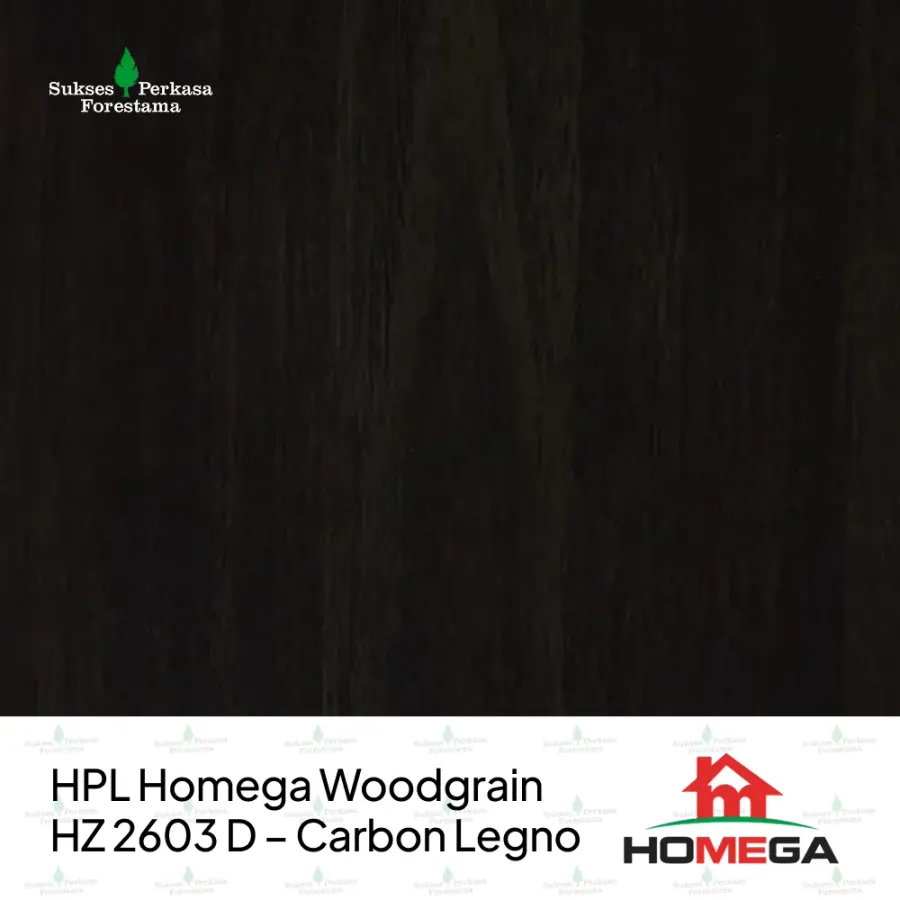 HPL Homega Woodgrain HZ 2603 D – Carbon Legno