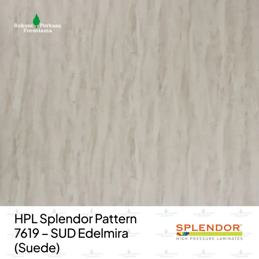 HPL Splendor Pattern 7619 – SUD Edelmira (Suede)