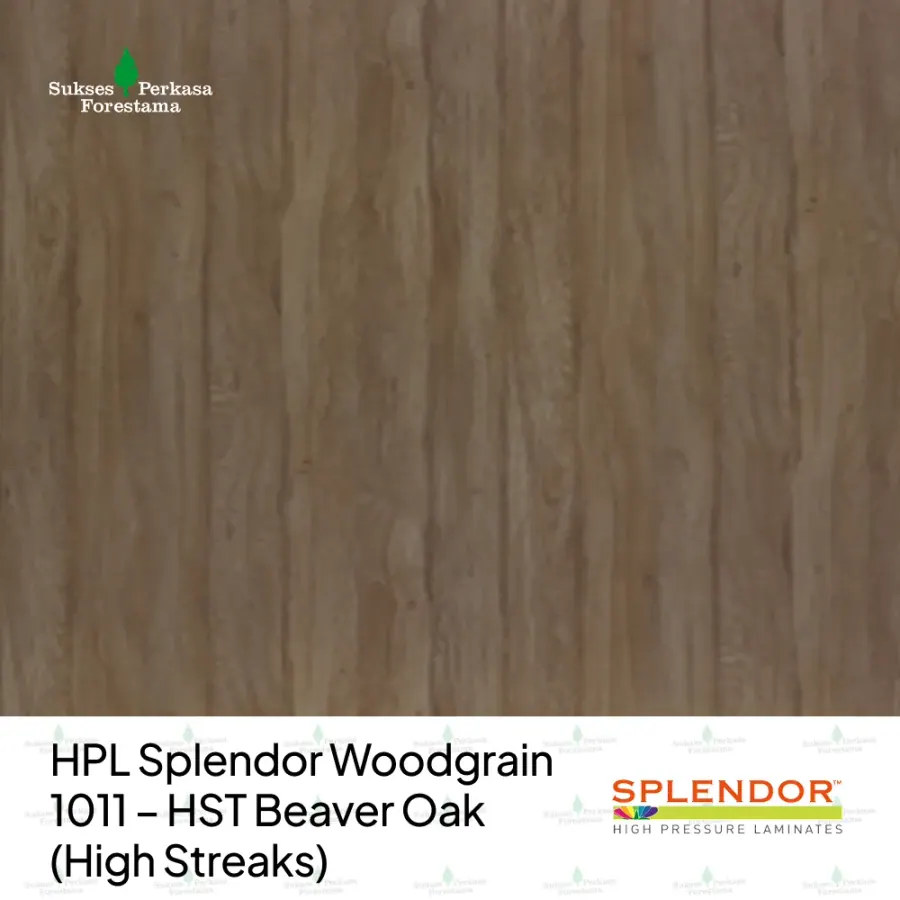 HPL Splendor Woodgrain 1011 – HST Beaver Oak (High Streaks)