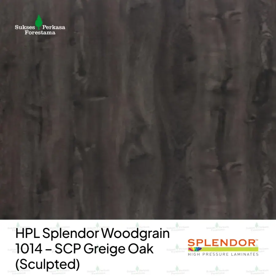 HPL Splendor Woodgrain 1014 – SCP Greige Oak (Sculpted)