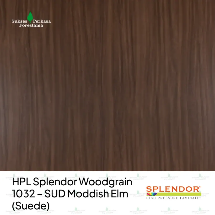 HPL Splendor Woodgrain 1032 – SUD Moddish Elm (Suede)