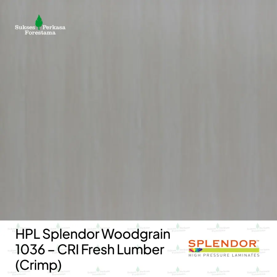HPL Splendor Woodgrain 1036 – CRI Fresh Lumber (Crimp)
