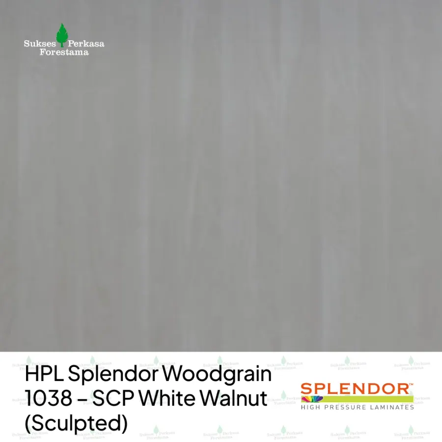 HPL Splendor Woodgrain 1038 – SCP White Walnut (Sculpted)