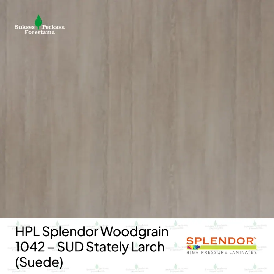 HPL Splendor Woodgrain 1042 – SUD Stately Larch (Suede)