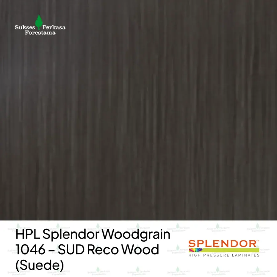 HPL Splendor Woodgrain 1046 – SUD Reco Wood (Suede)
