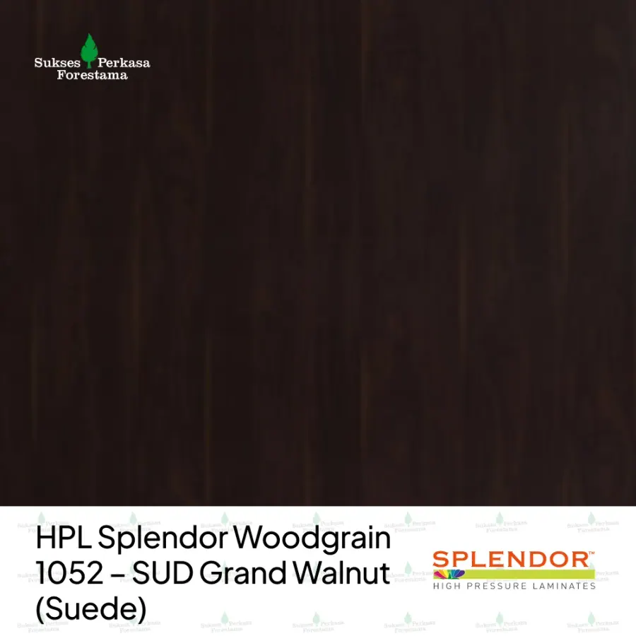 HPL Splendor Woodgrain 1052 – SUD Grand Walnut (Suede)