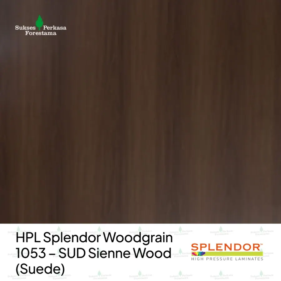 HPL Splendor Woodgrain 1053 – SUD Sienne Wood (Suede)
