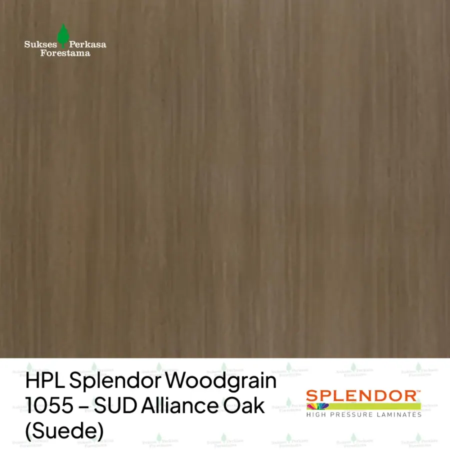 HPL Splendor Woodgrain 1055 – SUD Alliance Oak (Suede)