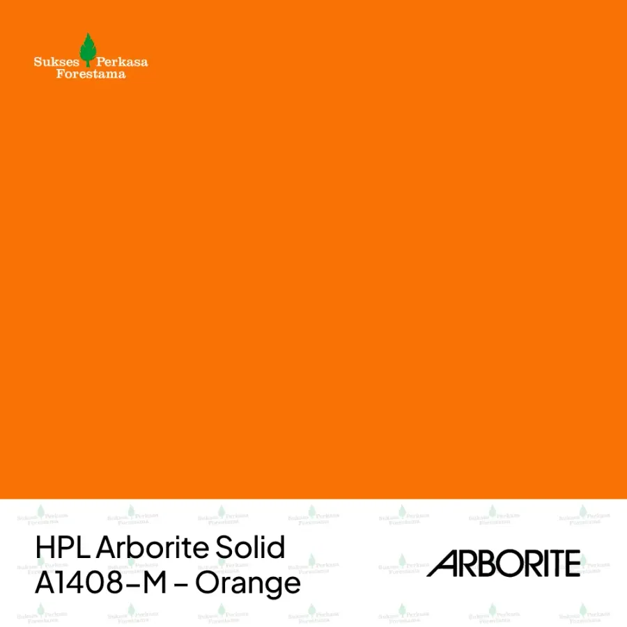 HPL Arborite Solid A1408-M – Orange