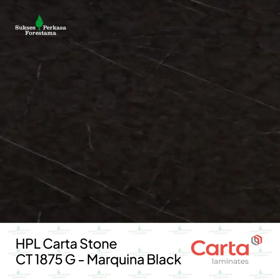 HPL Carta Stone CT 1875 G - Marquina Black