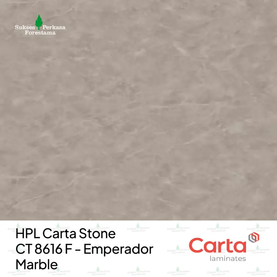 HPL Carta Stone CT 8616 F - Emperador Marble