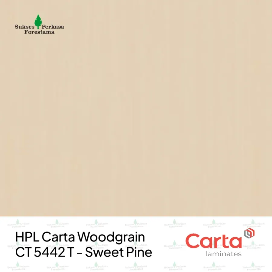HPL Carta Woodgrain CT 5442 T - Sweet Pine