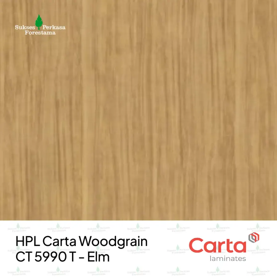 HPL Carta Woodgrain CT 5990 T - Elm