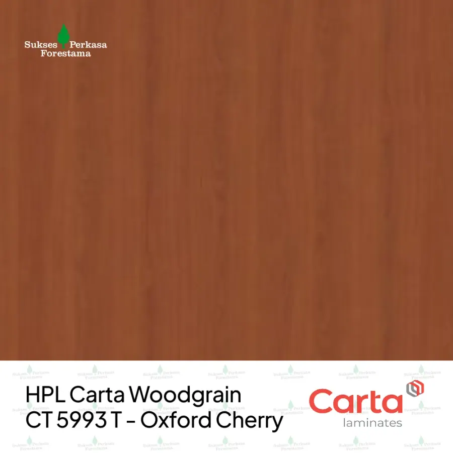 HPL Carta Woodgrain CT 5993 T - Oxford Cherry