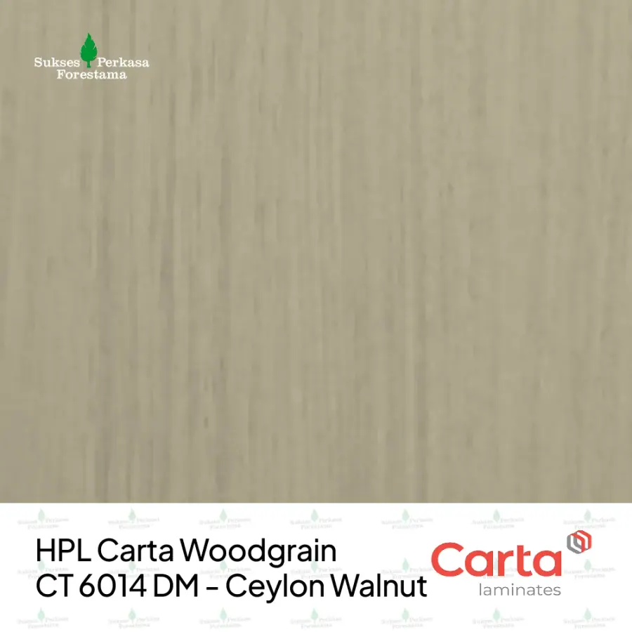 HPL Carta Woodgrain CT 6014 DM - Ceylon Walnut