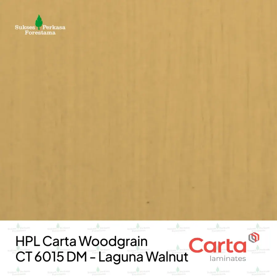 HPL Carta Woodgrain CT 6015 DM - Laguna Walnut