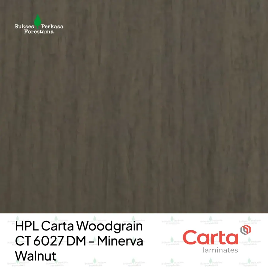 HPL Carta Woodgrain CT 6027 DM - Minerva Walnut