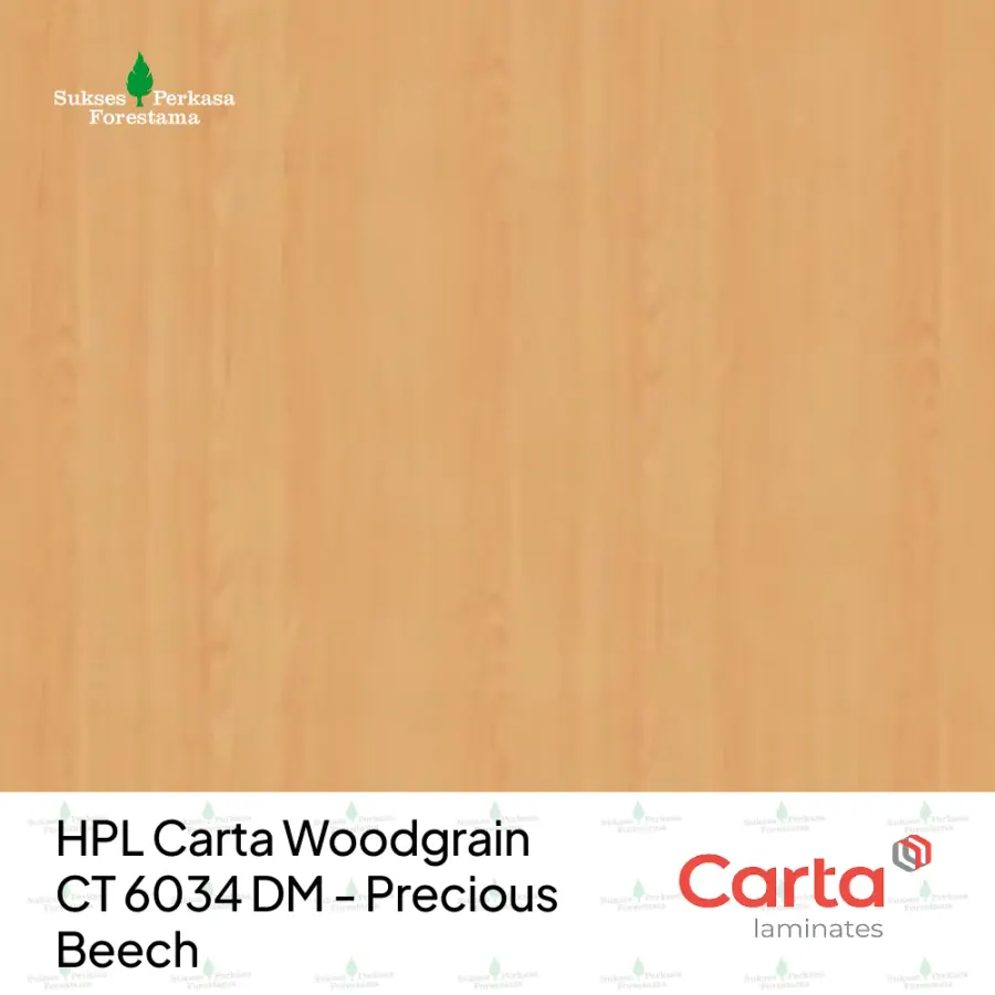 HPL Carta Woodgrain CT 6034 DM - Precious Beech
