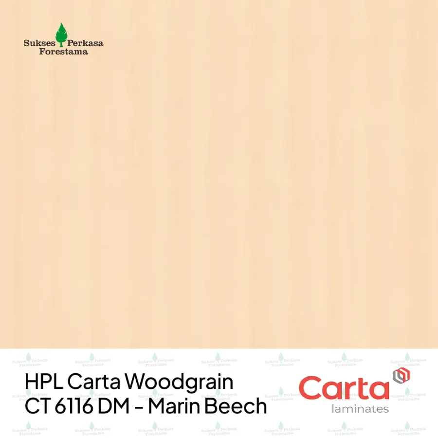 HPL Carta Woodgrain CT 6116 DM - Marin Beech