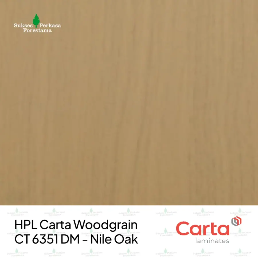 HPL Carta Woodgrain CT 6351 DM - Nile Oak