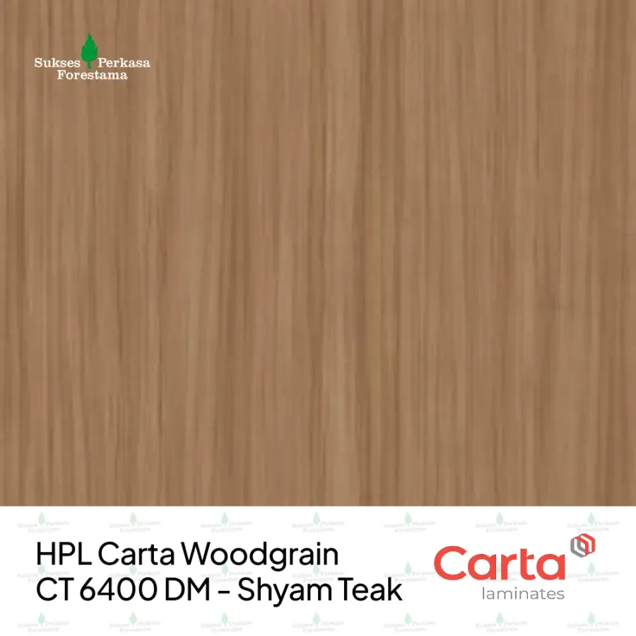 HPL Carta Woodgrain CT 6400 DM - Shyam Teak