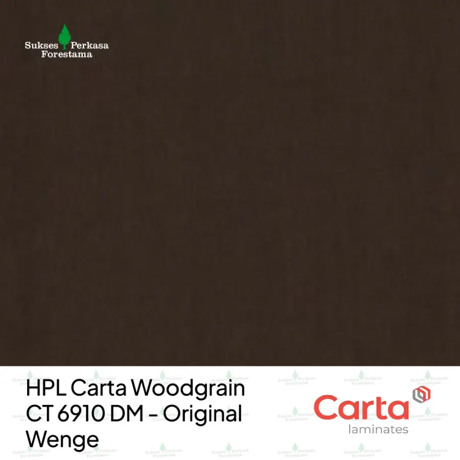 HPL Carta Woodgrain CT 6910 DM - Original Wenge