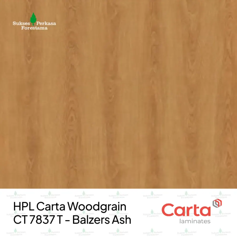 HPL Carta Woodgrain CT 7837 T - Balzers Ash
