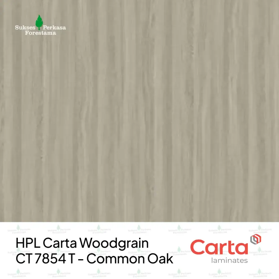 HPL Carta Woodgrain CT 7854 T - Common Oak
