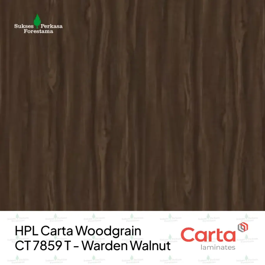 HPL Carta Woodgrain CT 7859 T - Warden Walnut