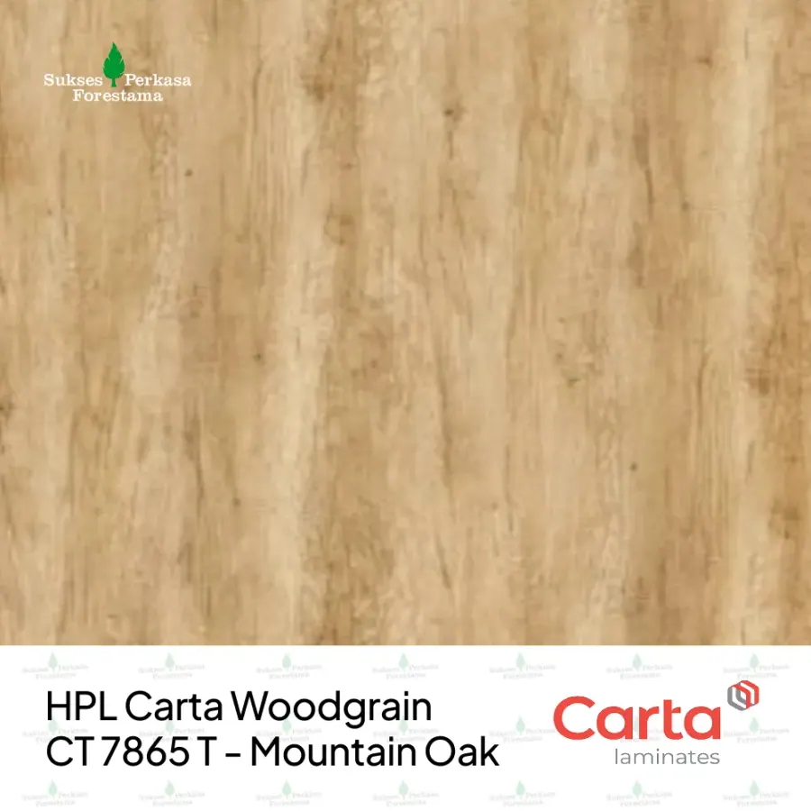 HPL Carta Woodgrain CT 7865 T - Mountain Oak