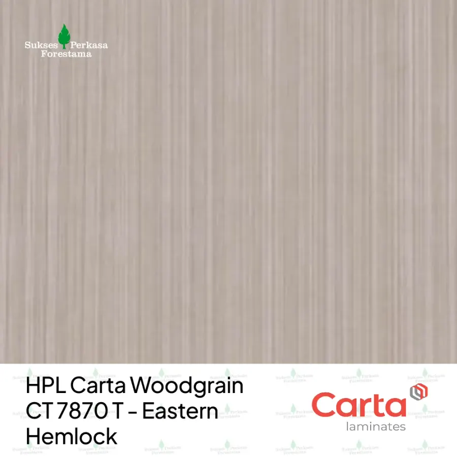 HPL Carta Woodgrain CT 7870 T - Eastern Hemlock