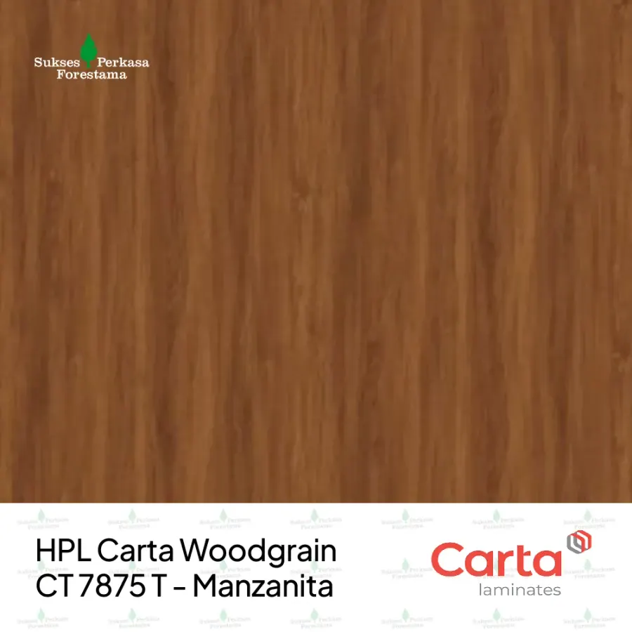 HPL Carta Woodgrain CT 7875 T - Manzanita