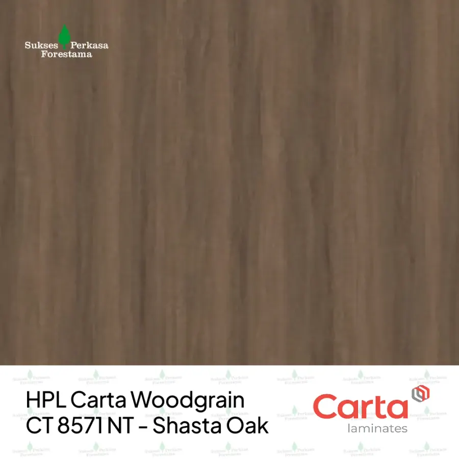 HPL Carta Woodgrain CT 8571 NT - Shasta Oak