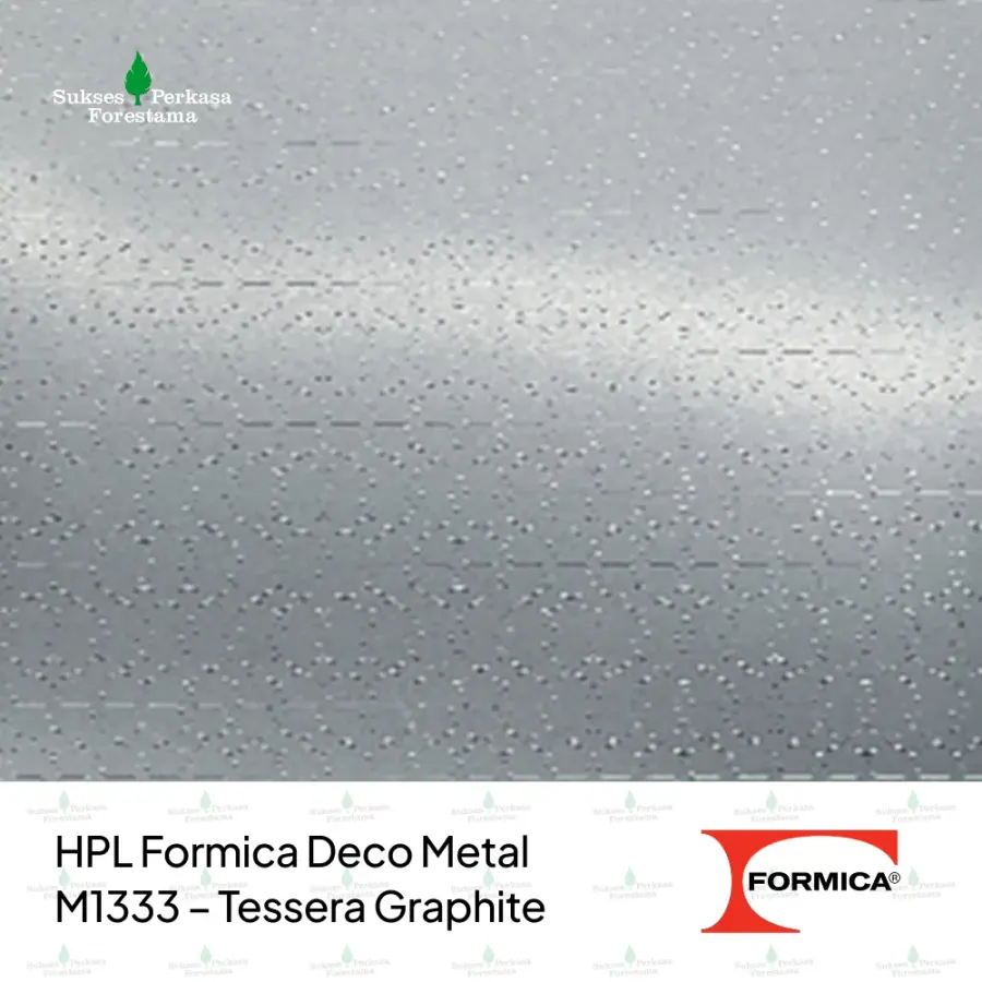 HPL Formica Deco Metal M1333 – Tessera Graphite