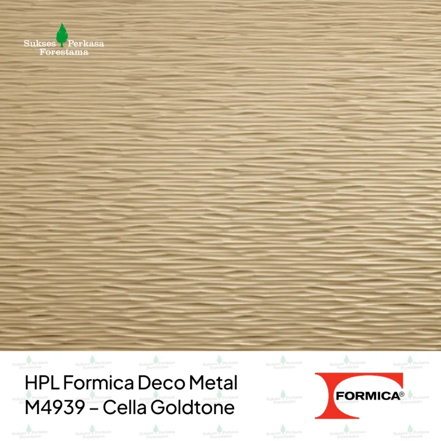 HPL Formica Deco Metal M4939 – Cella Goldtone