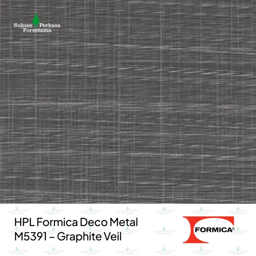 HPL Formica Deco Metal M5391 – Graphite Veil